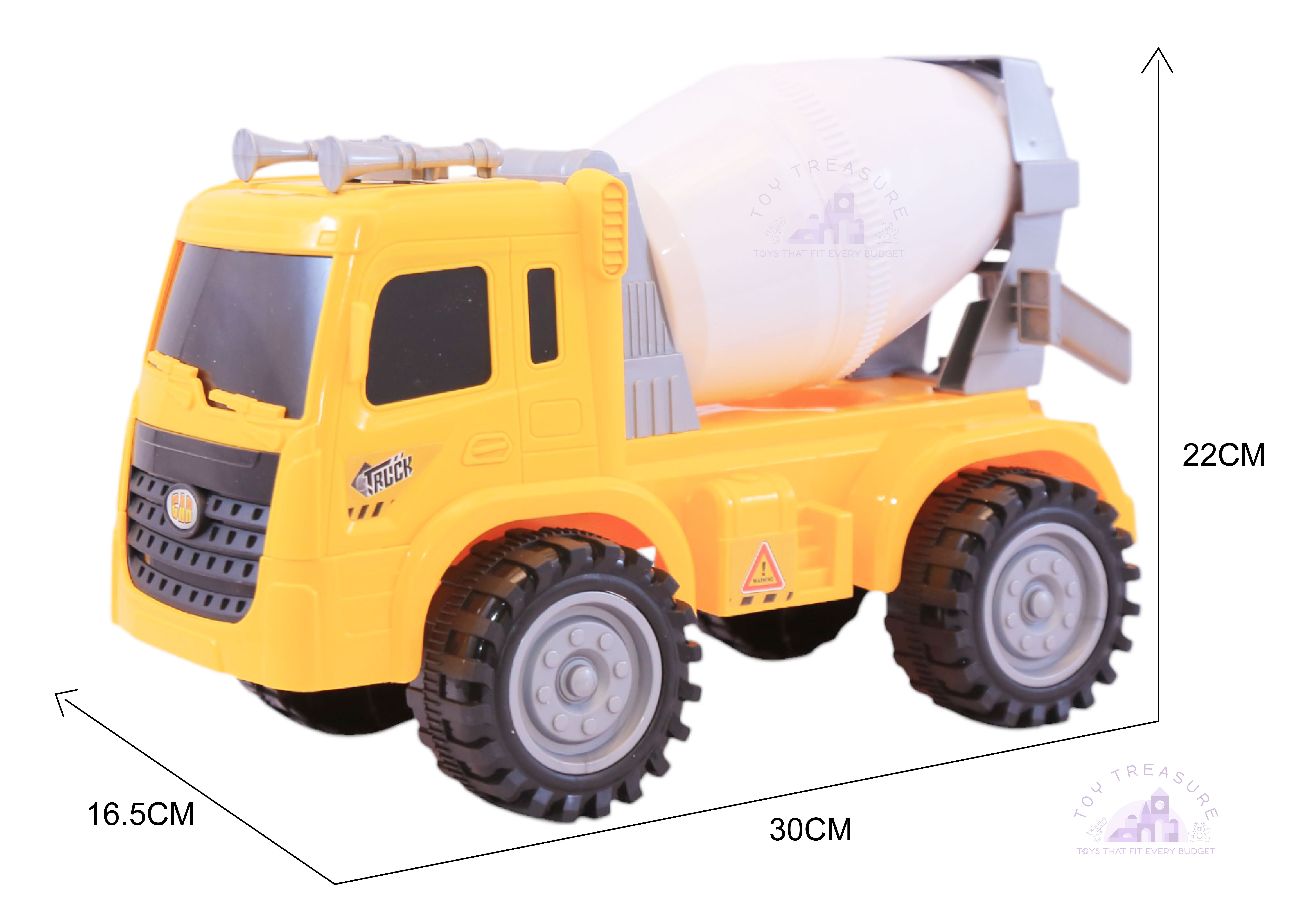 Concrete construction truck